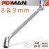 FIXMAN Hinged Socket Wrench 8x9mm